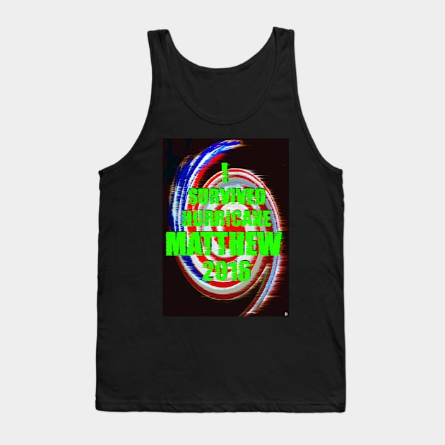 Hurricane Matthew Survivor Tank Top by dltphoto